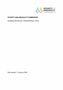 Poverty and Inequality Commission Whistleblowing Policy - Poverty ...